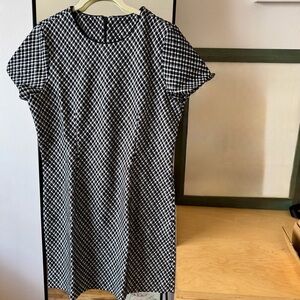 Spanx - Ponte Mini Dress in Jacquard Classic Black Plaid